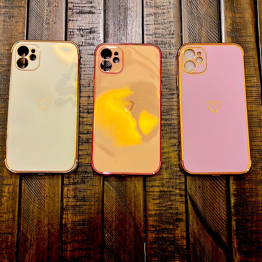 Lutty Pink, Purple, and White Heart Logo IPhone 11 Cases